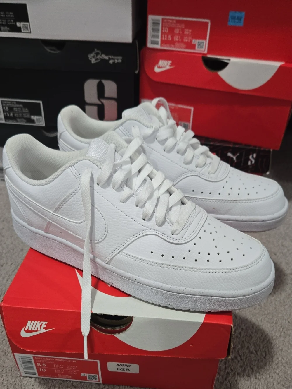 Nike Court Vision lo White Size 8.5